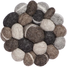 myfelt Hardy Felt Ball Trivet 20 cm Grey
