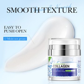 Collagen Moisturising Cream Anti-Wrinkle Face Cream for Men and Women, Anti-Ageing Moisturiser, Collagen Cream, Moisturising Skin Tightening and Whitening Cream