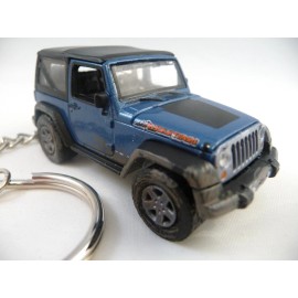Jeep Keychain 2010 Jeep Wrangler Mountain Edition Blue Muddy '10 Rare Key Chain