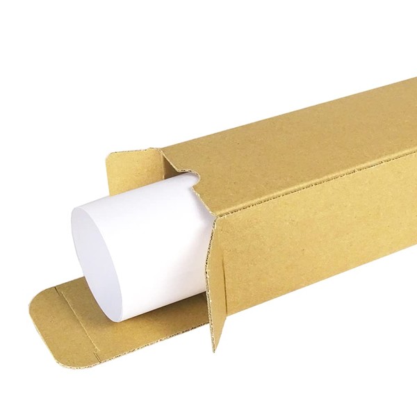 Cardboard One Cardboard (Cardboard Box) for Posters (A1 Size) Delivery 80 Size [3.1 x 3.1 x Depth 24.3 inches (80 x 80 x 614 mm)] (100 Sheets)