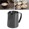 Milk Frothing Pitcher 304 Stainless Steel Coffee Steaming Pitcher Multipurpose