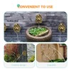 YARNOW Lion Head 3-Piece Pond Fountain Nozzle Set - Gray