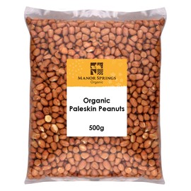 Organic Paleskin Peanuts 500g by Manor Springs Organic