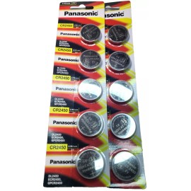 Panasonic 10 PACK Panasonic CR2450 LITHIUM DL2450 ECR2450 (GREAT EXP 12/2034) FREE TRACKIN