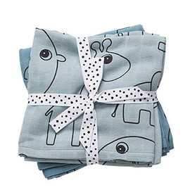 Done by deer 30682 Muslin Elephant Blue