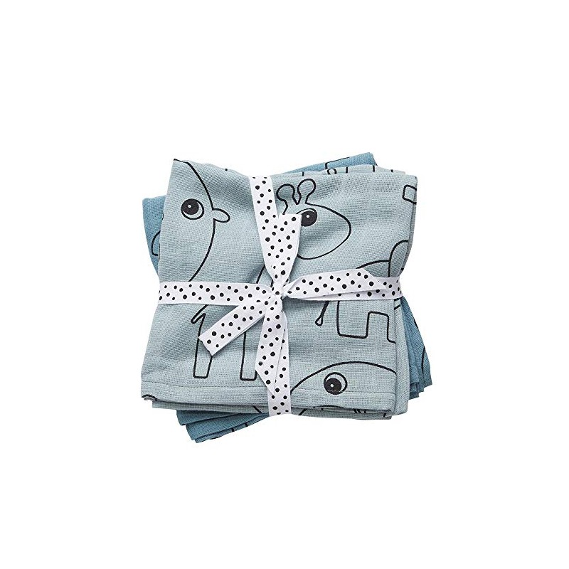 Done by deer 30682 Muslin Elephant Blue