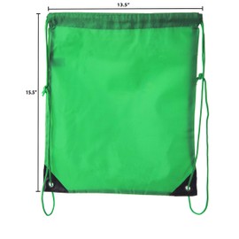 Mato & Hash Drawstring Bulk Bags Cinch Sacks Backpack Pull String Bags | 15 Colors | 1PK-100PK Available