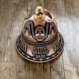 Unbranded New! Handcrafted Life Behind Bars Motorcycle Bell ~ Custom Made From Coins!