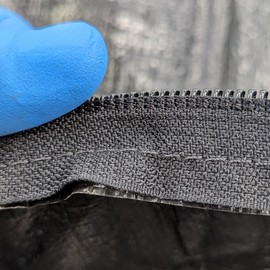 Crime Scene Black Body Bag - Movie Style - With Dramatic Center Zipper - Adult Size