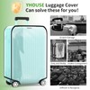 YHOUSE Suitcase Covers For Luggage, 28 Inch Clear PVC Luggage