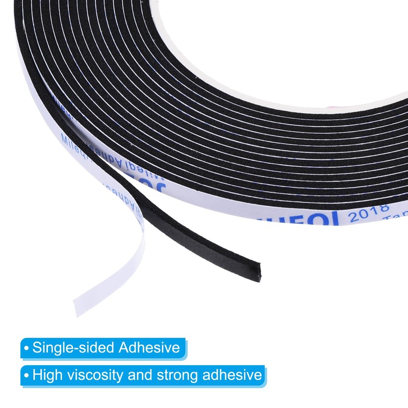 PATIKIL 5M Sealing Foam Tape 5mm Wide 2mm Thickness Single