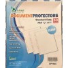 Safina LOT OF TWO Document Sheet Protectors, Standard Duty 81/2"