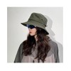 Uroi Waterproof Bucket Hat, Foldable, Storable, Safari Hat, Mesh, Lightweight,