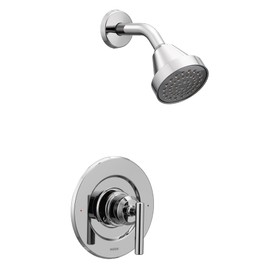 Moen Gibson Chrome Posi-Temp Pressure Balancing Eco-Performance Modern Shower Only Trim Valve Required, T2902EP