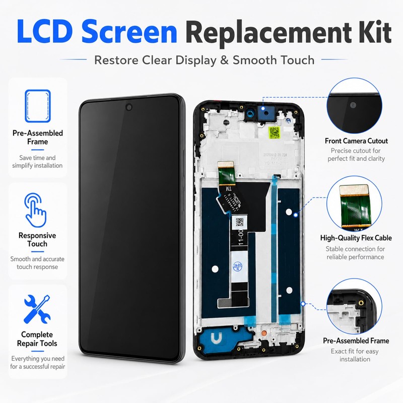 HQB-STAR LCD Screen for Motorola Moto G 5G 2026 XT2613-1