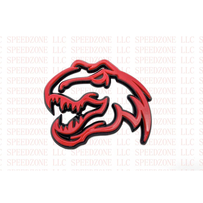 Factotum PAIR Dinosaur T-Rex TRX Emblem Badge fits Dodge Ram