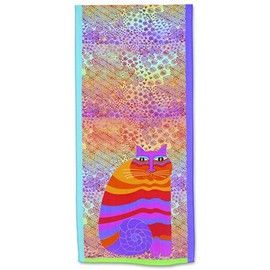 Laurel Burch Women Artistic Scarves (Laurel Burch Rainbow Cats)