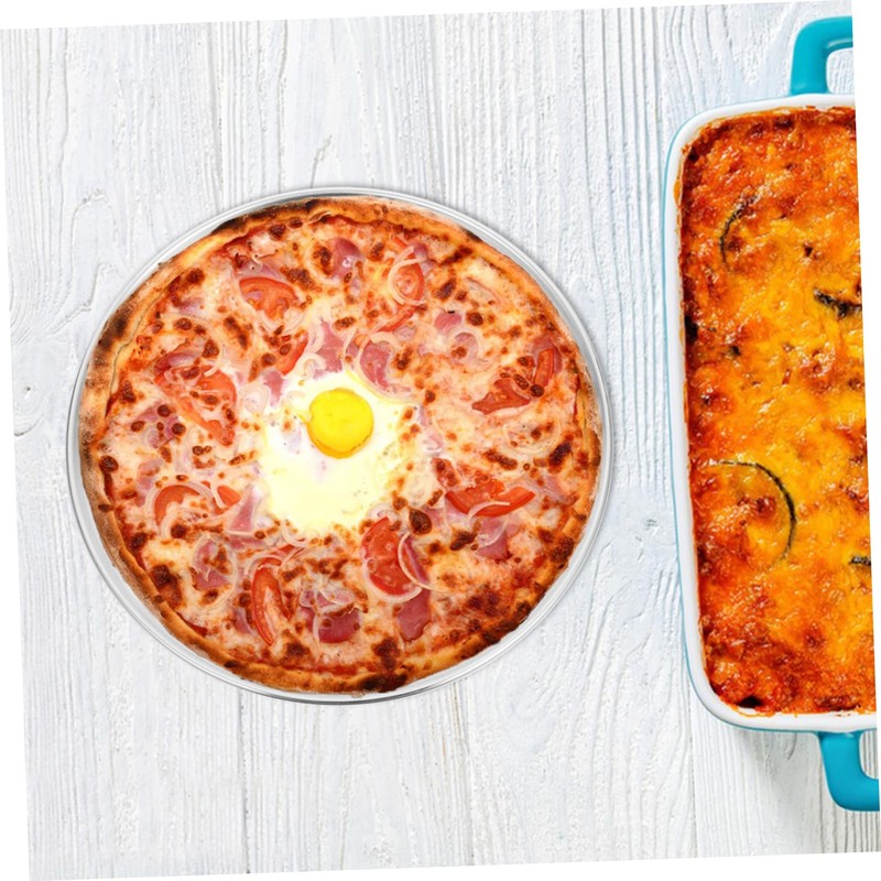 Gatuida Perforated Round Pizza Pan Multi-Function Baking Tray for Crisp