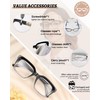 MARE AZZURO No Line Bifocal Reading Glasses 1.50 Women Oversized