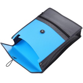 DIYEAH A4 Document File Organizer Bag - Waterproof Canvas Zippered Folder Business Filing Bag Document Pouch for Paperwork, Contracts, and Business Use