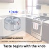 Upgrade W10823529 W11156487 Gas Stove Knobs Replacements, Compatible with White