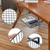 Under Desk Drawer, Slide Out Design,No Drill Metal Under Desk
