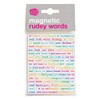 Magnetic Rude Peel Off Words