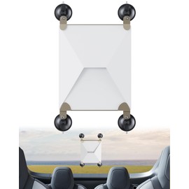 Starlink Mini Car Mount and Car Mounting Kit, Starlink Mini Mount with Strong Suction Cups and Dual Slots for Secure Sunroof/Front/Rear Window Installation, Suitable for Travel Internet (Gray)