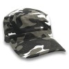 MM Collections Grey Camo Cadet Hat Fatigue Basic Training Round