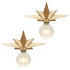2 Pack Flush Mount Ceiling Light - Star Lights Fixture