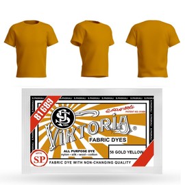 HOPS DYE (56 Golden Yellow) - Dye for Cotton, Linen, Silk, Wool, Viscose, Nylon, Satin, Wood, Plastic - Textile Dye - 10g Powder