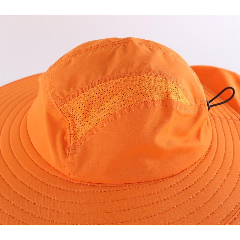 Decentron Adult UPF 50+ Sun Protection Cap Wide Brim Fishing