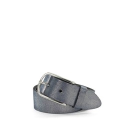 Navy Leather Belt, navy