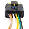 Rear Tail Light Wired Plug Connector Pig-Tail Harness Cable For