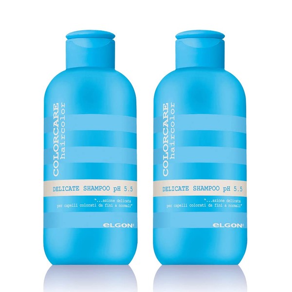 eLGON Color Care Delicate Shampoo, 10.1 fl oz (300 ml), Set of 2