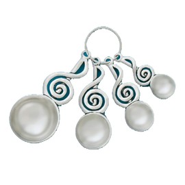 Basic Spirit Décor Measuring Spoons - Treble Clef - Home Decorative kit, Set of 4 for Gift Measuring Dry and Liquid Ingredients