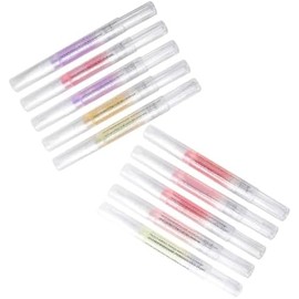 Uonlytech Lápiz de Aceite para Cutículas para Uñas, Humectante y Suavizante, 10 Piezas, para Salón de Manicura y Uso en Casa Estilo Aleatorio