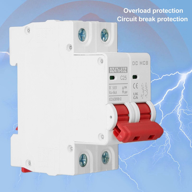 DC Circuit Breaker Overload Protection Magnetic System PV Circuit Breaker