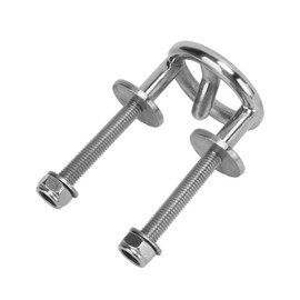 Boat Eye Hook, Water Ski Tow Eye Hook Stainless Steel Marine Transom Mount M10 Thread Durable Wearable Marine Transom Mount for Outdoor