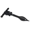 Black Cast Iron Spear Hinges Leaf Design Pair - 6