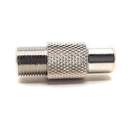 MainCore F Type Screw On Female Connection to Composite Phono RCA Female Coupler for Coax Coaxial Cable