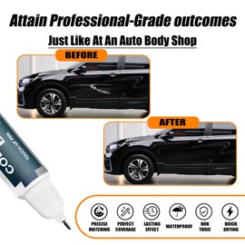 Crystal Black Pearl(NH-731P) Touch Up Paint Compatible with Honda, Car Paint Pen Scratch Repair Two-In-One Touch Up Paint, Premium Car Scratch Remover for Deep Scratches