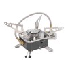 Mini Camping Stove Folding Stable Support Wind Resistant High Efficiency