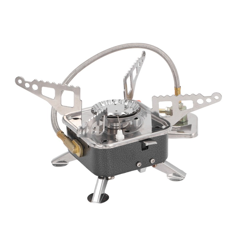 Mini Camping Stove Folding Stable Support Wind Resistant High Efficiency