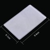 100 Pieces Plastic ID Credit Card Holder Vertical Business Card
