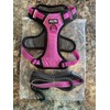 Nazou dog harness And Leash. Pink Size Small. Adjustable, Handle,