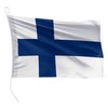 FLAGLY Premium Boat Flag Finland 20 x 30 cm -