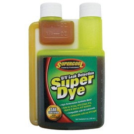 TSI Supercool 22816 Yellow SAE Certified Super Dye, 8 oz (Treats 32-Vehicles - Self Measure Bottle)