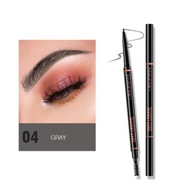 Precision waterproof eyebrow pencil double-head automatic professional makeup eyebrow thin pointed eyebrow 4 colors (#004)