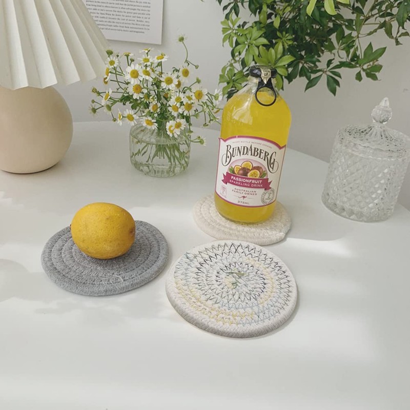 MinniLove European Coasters Water Absorption Insulation Pad Placemat Trivet Washable